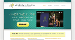 Desktop Screenshot of modestyinmotion.com